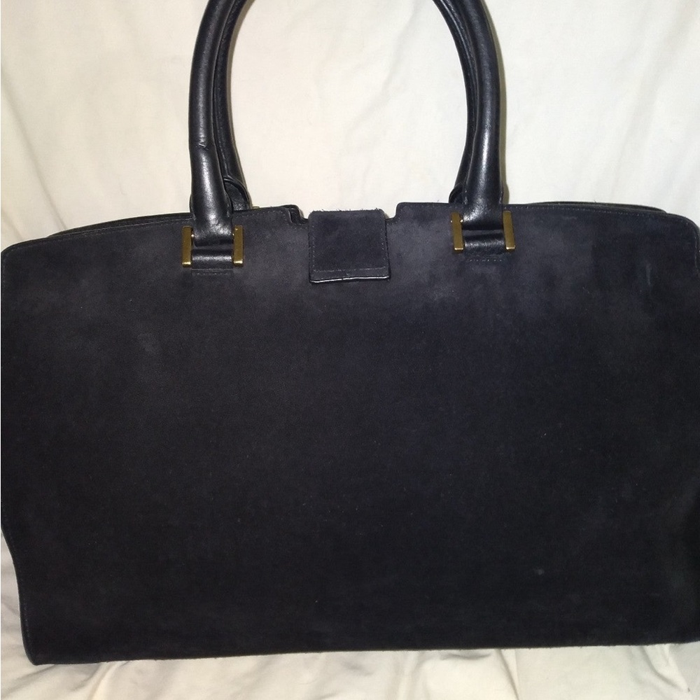 Saint Laurent Suede Cabas Handbag - Picture 4 of 7